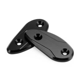 Artudatech Black mirror delete blanking block off plates fits Honda CBR1000RR CBR1000 RR CBR 1000 2008-2023