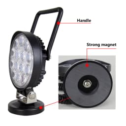 42W 48W 36W Portable LED Work Light Magnetic Base Auto Car 3M Plug&Play Offroad 4WD SUV UTV 4x4 Truck Pickup Driving Lamp