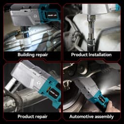 ONEVAN Brushless Electric Ratchet Wrench 1/2'' 1000NM Removal Screw Nut 4800RPM Car Repair Power ToolFor Makita 18V Battery Pin