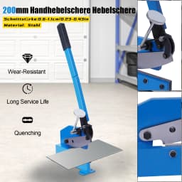 125mm Metal Cutting Shear Bench Hand Lever Steel Rebar Manual Shearing Cutter