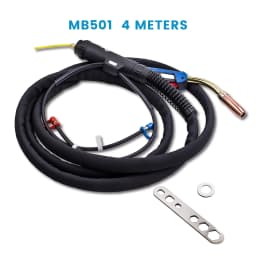 Universal Welding Torch water cooled for MB 501 550A hose package 4m MIG MAG common protective gas welding torch