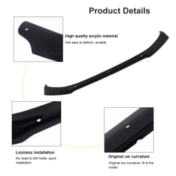 Front Bug Shield Hood Deflector Bonnet Guard Bonnet Protector for Ford Ranger 2015-2022 Wildtrak XLT XLS XL SPORT