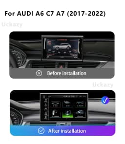 Android 14 CarPlay For Audi A6 C7 A7 2012~2018 MMI 3G RMC Car Multimedia Player Navigation Auto Radio Stereo GPS Touch Screen