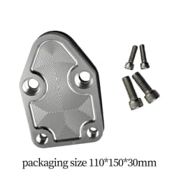Fuel Pump Block Off Plate Fuel Pump Plate with Bolts for Chevy Durable
