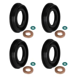 Artudatech 4PCS Injector Seals Fit Ford Transit MK3 MK6 MK7 2.0 2.2 2.4 TDCI TDDI