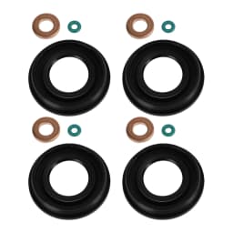 Artudatech 4PCS Injector Seals Fit Ford Transit MK3 MK6 MK7 2.0 2.2 2.4 TDCI TDDI