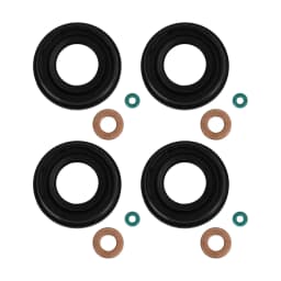 Artudatech 4PCS Injector Seals Fit Ford Transit MK3 MK6 MK7 2.0 2.2 2.4 TDCI TDDI
