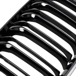 Artudatech Front Kidney Grill Grille Fit for BMW 1 Series F20 F21 2015-2017 Gloss Black Double