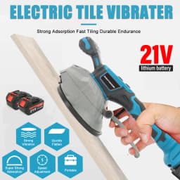 2 Batteries Professional Tile Vibrator Suction Cup Tiling Laying Machine Tools