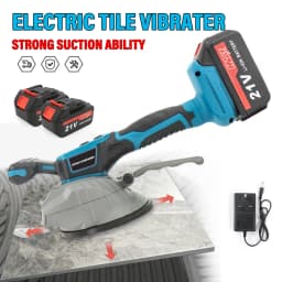 2 Batteries Professional Tile Vibrator Suction Cup Tiling Laying Machine Tools