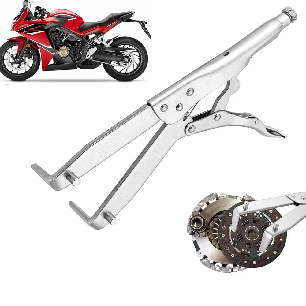 Motorcycle Clutch Hub Basket Holder Flywheel Holding Hand Tool Lockable Clamp Garage
