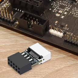 USB C Motherboard Adapter TYPE-C socket 9-pin Chassis motherboard USB2.0 9PIN High-Speed Male to Type-E Female Extension Adapter