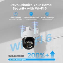 ZOSI 3K Wi-Fi 6 Wireless Security Camera System 8CH 4K NVR 8MP/5MP Pan/Tilt CCTV IP Cameras Outdoor Home Video Surveillance Kit