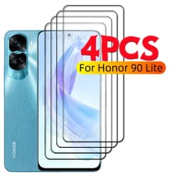 1/2/3/4pcs For Huawei Honor 90 Lite Glass Honor 90 Lite Tempered Glass Full Cover Glue 9H HD For Screen Protector Honor 90 Lite
