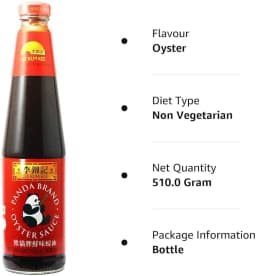 Lee Kum Kee Panda Brand Oyster Flavoured Sauce, 510 g (Pack of 12)