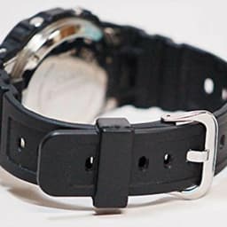4PCS Rubber Black Watch Strap Buckle Band Keeper Hoop Loop Holder Retainer Ring