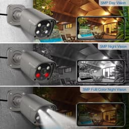Techage 4MP 5MP 8MP 4K POE IP-камера H.265 наружная двухсторонняя аудиосистема безопасности металлическая видеокамера видеонаблю