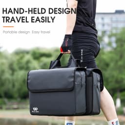 WEST BIKING Waterproof Bike Panniers Bag 36L Large Capacity Bicycle Trunk Bag Luggage Carrier MTB Rear Rack Bags For Travel