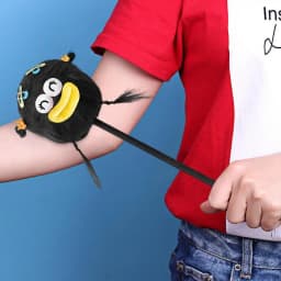 Manual Massage Hammer Cute Plush Massage Hammer Manual Massage Tool Soft Massage Stick Knock Massage Stick For Neck & Waist