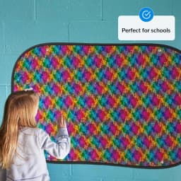 Sensory Wall Sequin Flip Fabric for Kids Reversible Sequin Fabric | Sensory Wall Panel