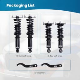 Complete Coilovers Shock & Springs Kit For Mazda Miata MX5 NA NB 1990-2005 Coilover Shock Absorber Strut