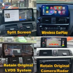 12.3" Carplay Android 13.0 8G+256G 8Core GPS Car radio Player Multimedia Stereo Wifi For BMW X5 E70 X6 E71 E72 CCC CIC 2007-2013