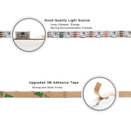 5m DC5V SK6812 4020 Side Emitting LED Strip Super Narrow 5mm 72leds/m IC Addressable Tltra Thin Light Rope Tape Non-waterproof
