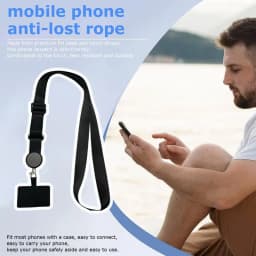 Crossbody Mobile Phone Lanyard Adjustable Anti-lost Phone Leashes Removable Phone nylon Case Strap Neck Phone Holder