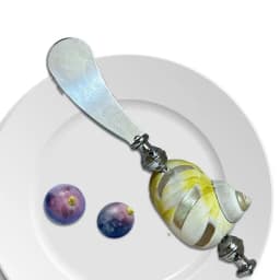 NEW Luxury Natural Conch Shell Dessert Fork, Stainless Steel Flatware, Spoon, Kitchen Utensils Set, Home Tableware