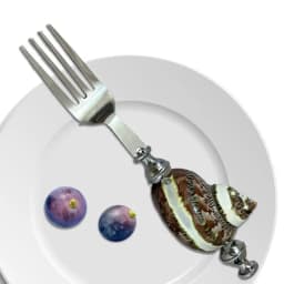 NEW Luxury Natural Conch Shell Dessert Fork, Stainless Steel Flatware, Spoon, Kitchen Utensils Set, Home Tableware