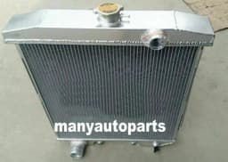 1954-1956 For Ford Fairlane Car Sedan Wagon Mainline 54 55 56 Aluminum Radiator