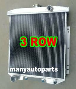 1954-1956 For Ford Fairlane Car Sedan Wagon Mainline 54 55 56 Aluminum Radiator