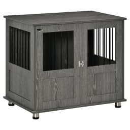 PawHut Dog Crate Kennel Cage for Small Medium Dog, Indoor End Table