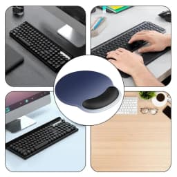 Computer Pads For Desk Wrist Support Computer Pad Non-Slip Ergonomic Keyboard Mat Washable Gel Computer Accessories Comfortable