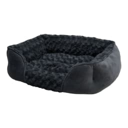 Livingandhome Soft Grey Pet Sleeping Bed for Small Medium Large Removable Dogs Puppy Bed Pet Supplies