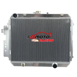 Aluminum Radiator+FAN For Ford Courier PC Mazda B-Series UF 2.2L 2.6L 4cyl 1981-1992 MT 1982 1983 1984 1985 1986 1987 1988 1989
