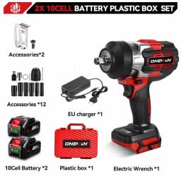 ONEVAN 2800N.M Brushless Electric Impact Wrench 1/2 Inch Cordless Torque Wrench Drill Power Tool For Makita 18V Battery Pin