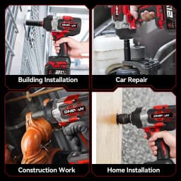 ONEVAN 2800N.M Brushless Electric Impact Wrench 1/2 Inch Cordless Torque Wrench Drill Power Tool For Makita 18V Battery Pin