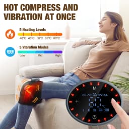 3 in 1 Heating Shoulder Massager Electric Knee Massage Blet Vibration Calf Heated Pad Hot Compress Joint Shoulder Steamer Device