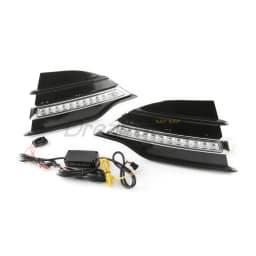 LED DRL Daytime Running Light For Ford Kuga / Escape 2013 2014 2015 2016 Fog Braking Driving Lamp With Turn Signal