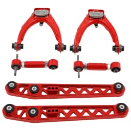6pcs Adjustable Lower Control Arm + Rear Camber Kit for Honda Civic 1996-2000 EK3/EK4/EK5/EJ6/EJ7/EJ8/EJ9/EM1