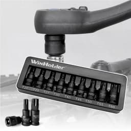 WinHolder 9PCS IMPACT TORX Star BIT Sockets Set 3/8" T20 T25 T27 T30 T40 T45 T50 T55 T60 For Most Auto Industrial Application