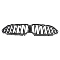 Artudatech Front Bumper Grille Grill Fit for BMW X6 G06 M50i 2020-2022 W/Camera Hole Black