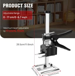 2PCS New Labor Saving Arm Board Jack Cabinet Lifter Height Locator Adjusting Lifter Multifunctional Hand Lifting Tool Max. 170kg