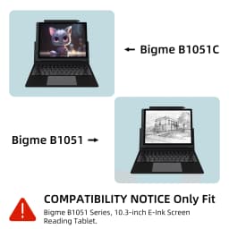 Dedicated Keyboard Cover for Bigme B1051 Series B1051C PRO, B1051C Lite or B1051, B1051 Lite Ebook Reader