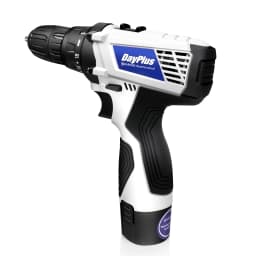 Electric Cordless Drill,3/8" Chuck, 2 Speed, 45Nm Power Drill with LED Light.