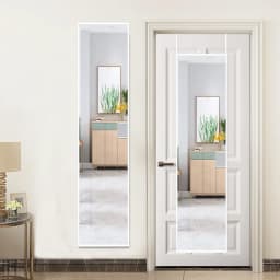 Metal Frame Over the Door Full Length Mirror on the wall,37cm W x 147cm H