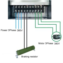 NFlixin VFD 37kw/45kw/55kw 3Ph 380V Output Frequency Converter Variable Frequency Drive