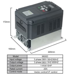 NFlixin VFD 37kw/45kw/55kw 3Ph 380V Output Frequency Converter Variable Frequency Drive