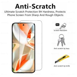 6 in 1 Glass For Google Pixel 9 Pro XL Cover Tempered Glass Case Friendly 9 9a 8 8A 7 7A 6 6A 5G Screen Protector HD Lens Film